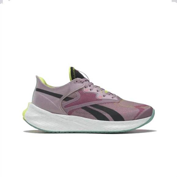 NEW REEBOK women’s floatride energy symmetro 2 running shoes in lilac/yellow - Picture 2 of 4